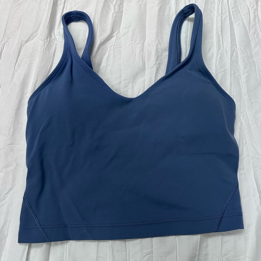 Size 2 Lululemon Align Blue Tank/Bra